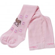 Preisvergleich für Strumpfwaren: Strumpfhose Pferd - Strickstrumpfhosen - rosa Gr. 116 Mädchen Kinder