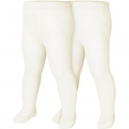 Preisvergleich für Strumpfwaren: Strumpfhose uni Doppelpack Krabbelstrumpfhosen Kinder natur Gr. 86/92  Kleinkinder