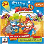 Preisvergleich für Hörbücher: Super Zings F03 u 04 - Der Raub des Kazoom/Der Gestan Hörbuch