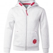 Preisvergleich für Oberteile: Sweatjacke AIDA II  grau Gr. 128 Mädchen Kinder