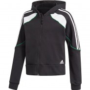 Preisvergleich für Oberteile: Sweatjacke BOLD HD  schwarz/weiß Gr. 128 Mädchen Kinder