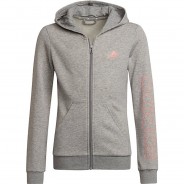 Preisvergleich für Oberteile: Sweatjacke G LIN FZ HD  grau/rot Gr. 170 Mädchen Kinder