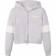 Preisvergleich für Oberteile: Sweatjacke  grau Gr. 152 Mädchen Kinder
