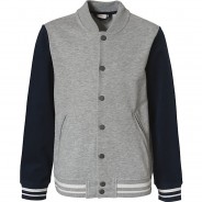 Preisvergleich für Oberteile: Sweatjacke  hellgrau Gr. 152/158 Jungen Kinder