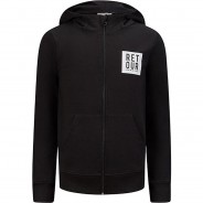 Preisvergleich für Oberteile: Sweatjacke JARNO  schwarz Gr. 134/140 Jungen Kinder