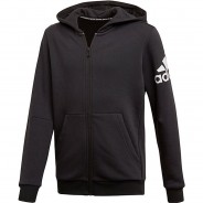 Preisvergleich für Oberteile: Sweatjacke MH BOS FZ FL  schwarz Gr. 128 Jungen Kinder