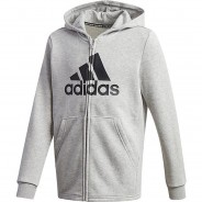 Preisvergleich für Oberteile: Sweatjacke MH BOS HD  grau Gr. 140 Jungen Kinder