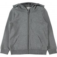 Preisvergleich für Oberteile: Sweatjacke , Organic Cotton grau Gr. 134/140 Mädchen Kinder