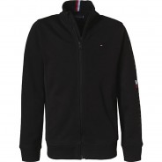Preisvergleich für Oberteile: Sweatjacke  schwarz Gr. 128 Jungen Kinder