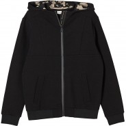 Preisvergleich für Oberteile: Sweatjacke  schwarz Gr. 134/140 Jungen Kinder