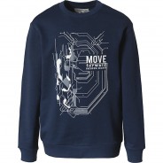 Preisvergleich für Oberteile: Sweatshirt  blau Gr. 152 Jungen Kinder