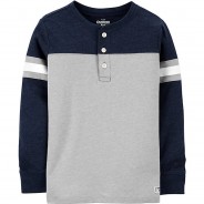 Preisvergleich für Oberteile: Sweatshirt  blau/grau Gr. 116 Jungen Kinder