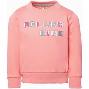 Preisvergleich für Oberteile: Sweatshirt BOMA , Organic Cotton rosa Gr. 104 Mädchen Kleinkinder