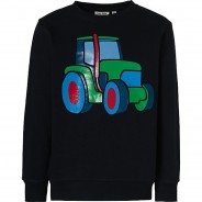 Preisvergleich für Oberteile: Sweatshirt  dunkelblau Gr. 104/110 Jungen Kinder