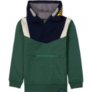 Preisvergleich für Oberteile: Sweatshirt  dunkelgrün Gr. 104/110 Jungen Kleinkinder