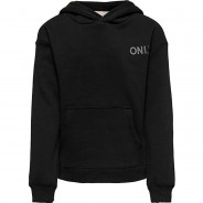 Preisvergleich für Oberteile: Kapuzenpullover KOGEVERY  schwarz Gr. 140 Mädchen Kinder