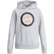 Preisvergleich für Oberteile: Sweatshirt JCOBILO  hellgrau Gr. 140 Jungen Kinder