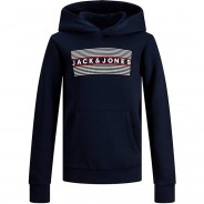 Preisvergleich für Oberteile: Kapuzenpullover JJECORP  dunkelblau Gr. 152 Jungen Kinder