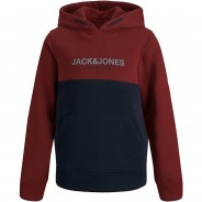 Preisvergleich für Oberteile: Sweatshirt JJEURBAN  rot Gr. 128 Jungen Kinder