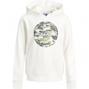 Preisvergleich für Oberteile: Sweatshirt JJPETE  offwhite Gr. 128 Jungen Kinder