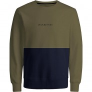 Preisvergleich für Oberteile: Sweatshirt JORLENS  olive Gr. 128 Jungen Kinder
