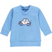 Preisvergleich für Oberteile: Sweatshirt Kinder blau Gr. 74  Kinder