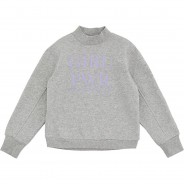 Preisvergleich für Oberteile: Sweatshirt LPGIRLPOWER  hellgrau Gr. 122/128 Mädchen Kinder