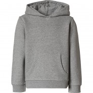 Preisvergleich für Oberteile: Sweatshirt NKFLENA , Organic Cotton grau Gr. 122/128 Mädchen Kinder