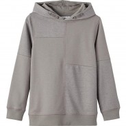 Preisvergleich für Oberteile: Sweatshirt NKMLUTSEW  grau Gr. 134/140 Jungen Kinder