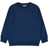 Preisvergleich für Oberteile: Sweatshirt NKMNESWEAT , Organic Cotton dunkelblau Gr. 122/128 Jungen Kinder