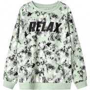 Preisvergleich für Oberteile: Sweatshirt NKMVILDAR  grün Gr. 134/140 Jungen Kinder