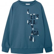Preisvergleich für Oberteile: Sweatshirt NKMVION  blau Gr. 134/140 Jungen Kinder