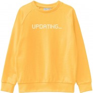 Preisvergleich für Oberteile: Sweatshirt NKMVION  gelb Gr. 158/164 Jungen Kinder