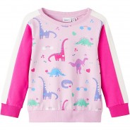 Preisvergleich für Oberteile: Sweatshirt NMFBELINA  pink Gr. 92 Mädchen Kleinkinder