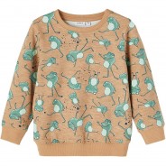 Preisvergleich für Oberteile: Sweatshirt NMMBUSTER , Organic Cotton dunkelblau Gr. 86 Jungen Kleinkinder