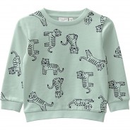 Preisvergleich für Oberteile: Sweatshirt NMMVILDAR  grün Gr. 110 Jungen Kleinkinder