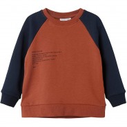 Preisvergleich für Oberteile: Sweatshirt NMMVOLMAR  orange Gr. 92 Jungen Kleinkinder