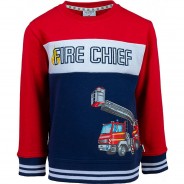 Preisvergleich für Oberteile: Sweatshirt  rot Gr. 104/110 Jungen Kleinkinder