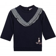 Preisvergleich für Oberteile: Sweatshirt Sophie la Girafe Pullover  blau Gr. 68 Mädchen Kinder