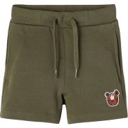 Preisvergleich für Hosen: Sweatshorts NMMFRO  khaki Gr. 116 Jungen Kinder