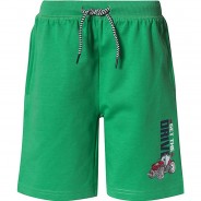 Preisvergleich für Hosen: Sweatshorts Regular fit POLIZEI , Fahrzeuge von SALT AND PEPPER grün Gr. 128/134 Jungen Kinder