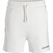 Preisvergleich für Hosen: Sweatshorts Skinny fit JPSTPETE  offwhite Gr. 128 Jungen Kinder
