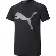 Preisvergleich für Oberteile: T-Shirt ACTIVE SPORTS CAT  schwarz Gr. 128 Jungen Kinder
