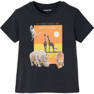 Preisvergleich für Oberteile: T-Shirt  anthrazit Gr. 128 Jungen Kinder