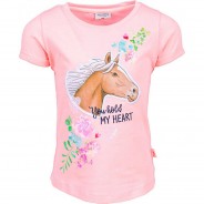 Preisvergleich für Oberteile: T-Shirt  apricot Gr. 140/146 Mädchen Kinder