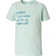 Preisvergleich für Oberteile: T-Shirt  aqua Gr. 140 Mädchen Kinder