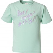 Preisvergleich für Oberteile: T-Shirt  aqua Gr. 92/98 Mädchen Kinder