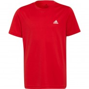 Preisvergleich für Oberteile: T-Shirt B SL T  (recycelt) rot/weiß Gr. 152 Jungen Kinder