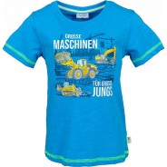 Preisvergleich für Oberteile: T-Shirt  blau Gr. 104/110 Jungen Kleinkinder