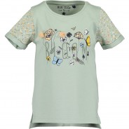 Preisvergleich für Oberteile: T-Shirt  blau Gr. 122 Mädchen Kinder